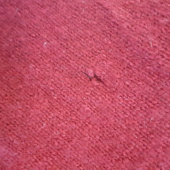 Vintage 100% Cashmere Red Dress with Belt - Picture 6 of 9